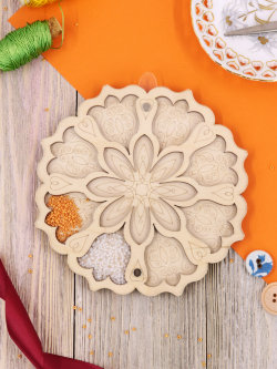 Органайзер для бисера с крышкой «Диск Экелат»