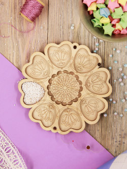 Органайзер для бисера с крышкой «Диск Нисена»